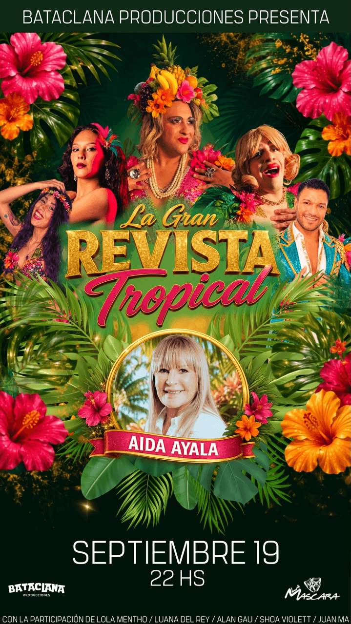 La gran revista tropical | Elenco Zingara